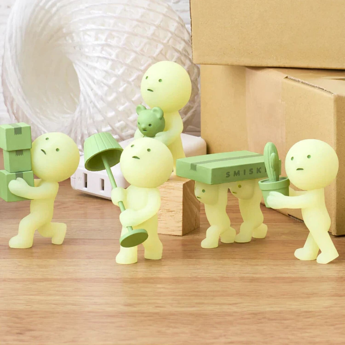 Smiski Mini Figurine - Moving Blind Box - Collectible