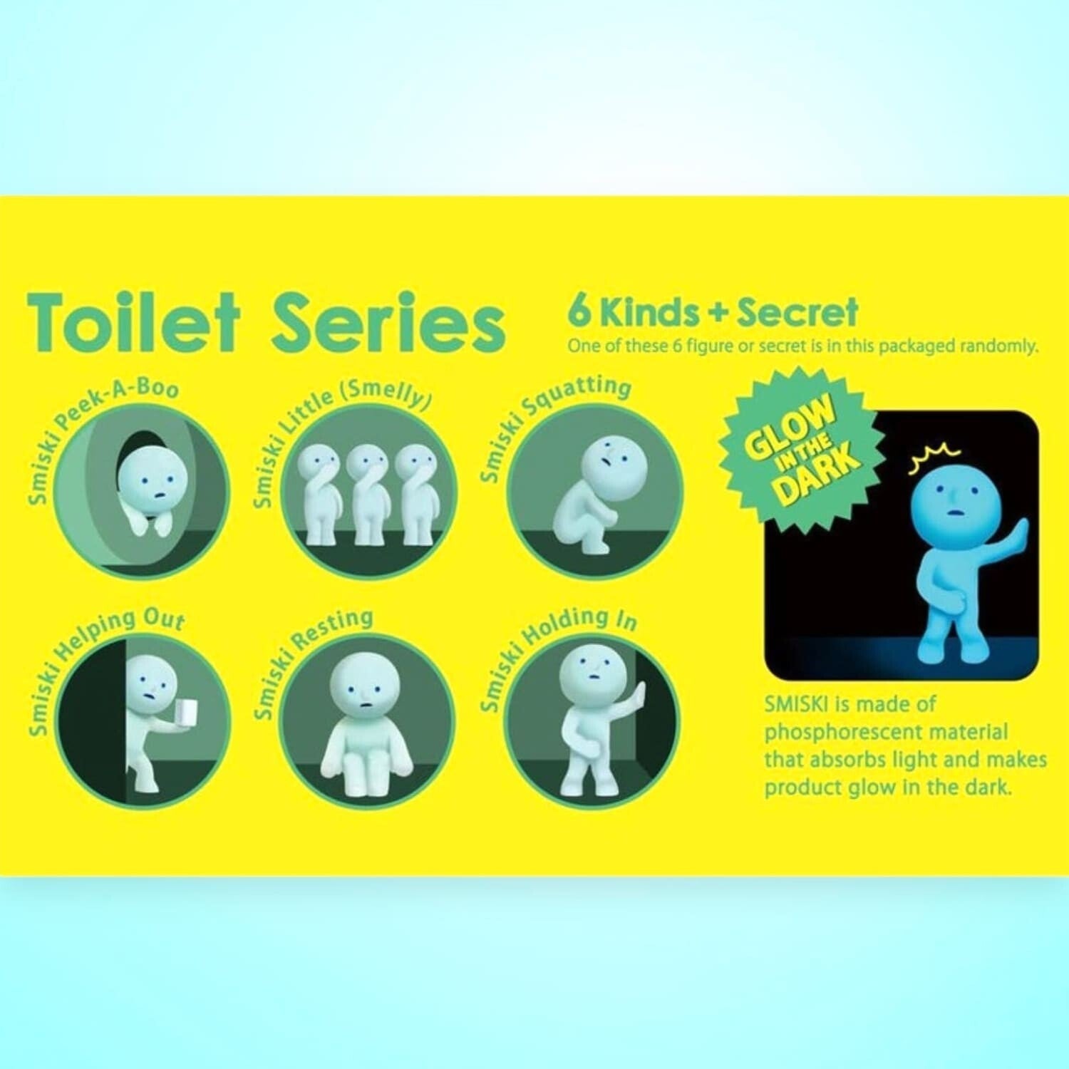 Smiski Mini Figurine - Toilet Blind Box - Collectible
