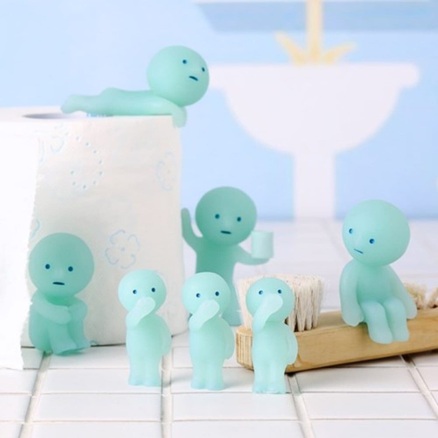 Smiski Mini Figurine - Toilet Blind Box - Collectible