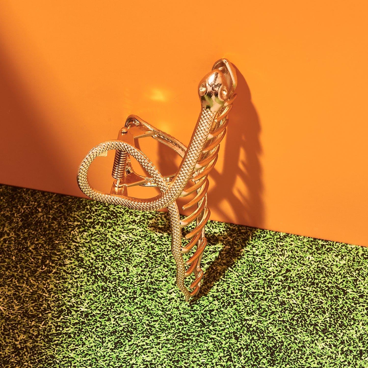 Snake Hair Clip - Gold Cute Hair Clip - Gold - Accessories -