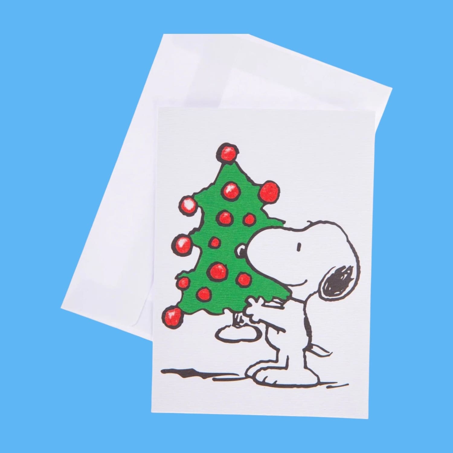 Snoopy Tree Petite - Peanuts Holiday Boxed Greeting Cards