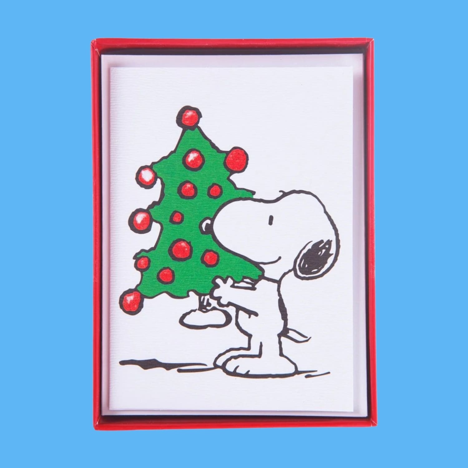 Snoopy Tree Petite - Peanuts Holiday Boxed Greeting Cards