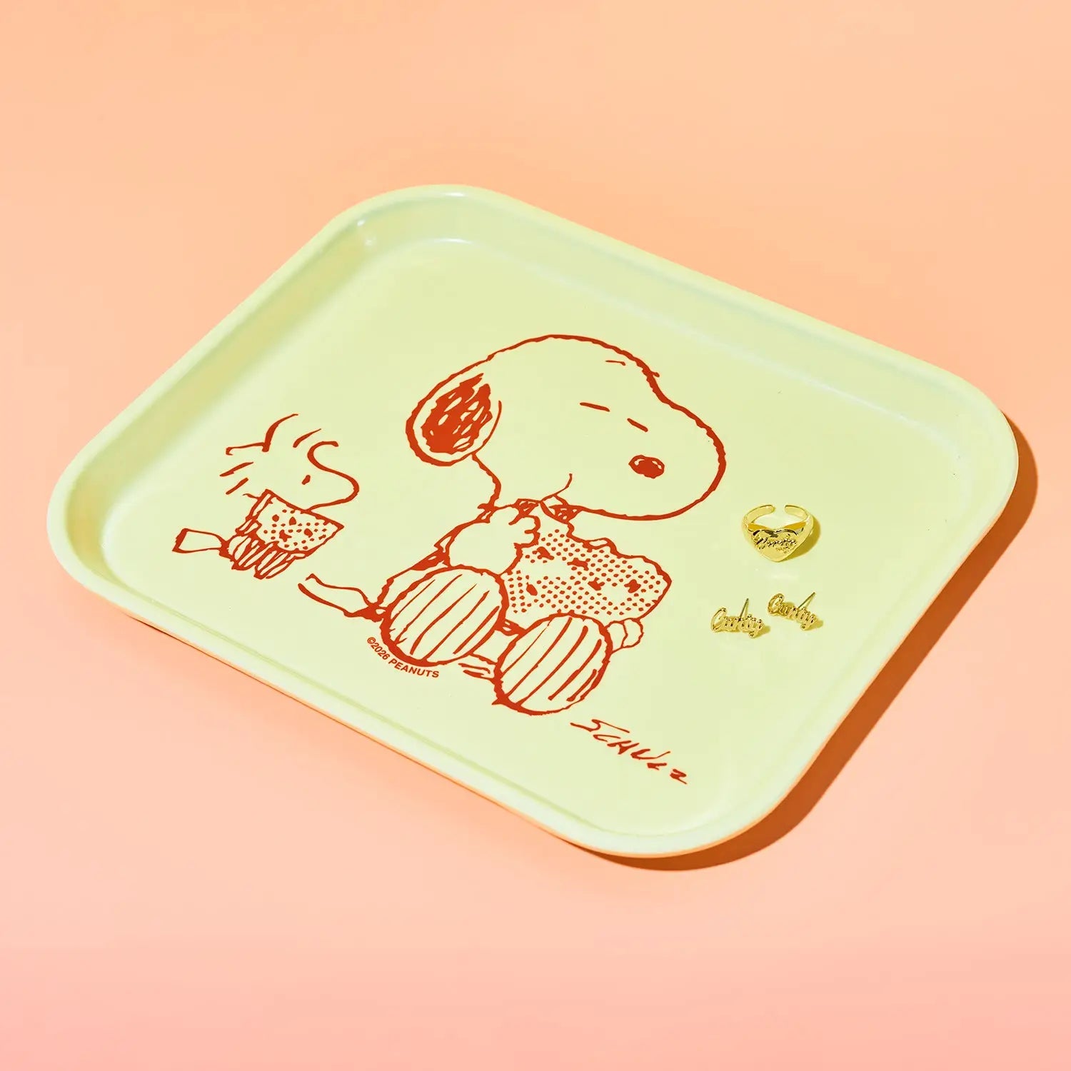 Snoopy & Woodstock Watermelon Tray | Friends Nyc Brooklyn Ny