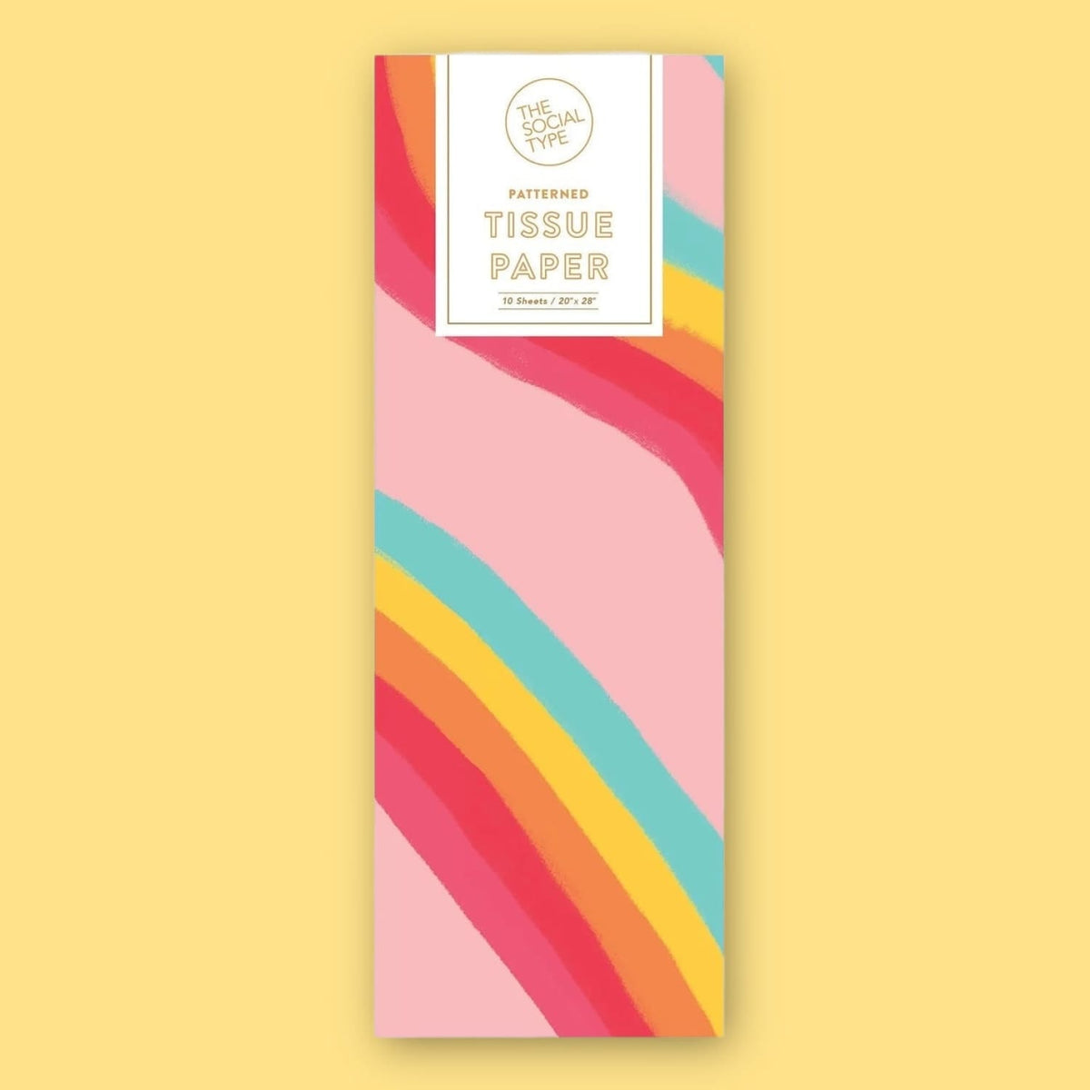 The Social Type Rainbow Tissue Groupbycolor