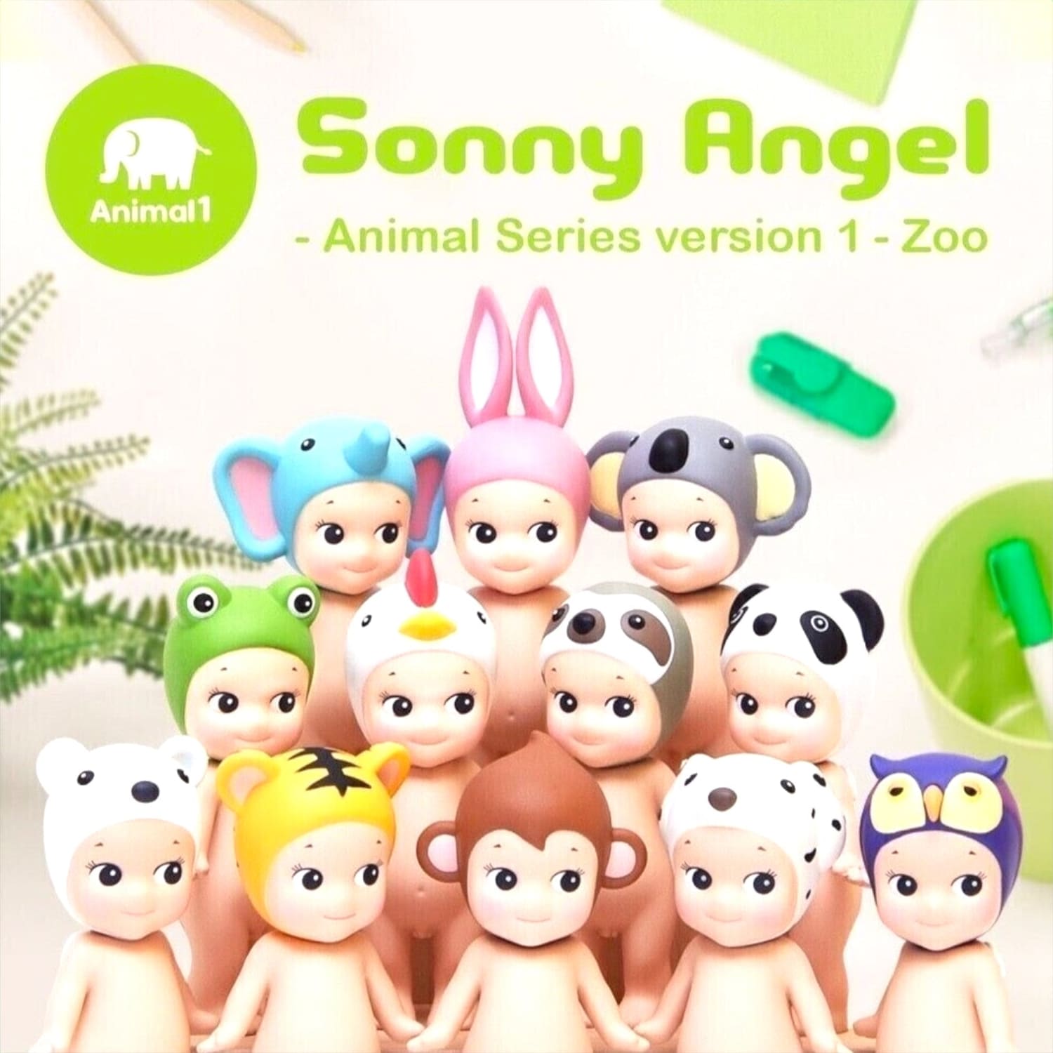 SONNY ANGEL Animal Series REFINED Ver.1 Spotty Dog Mini Figure Art Toy Gift