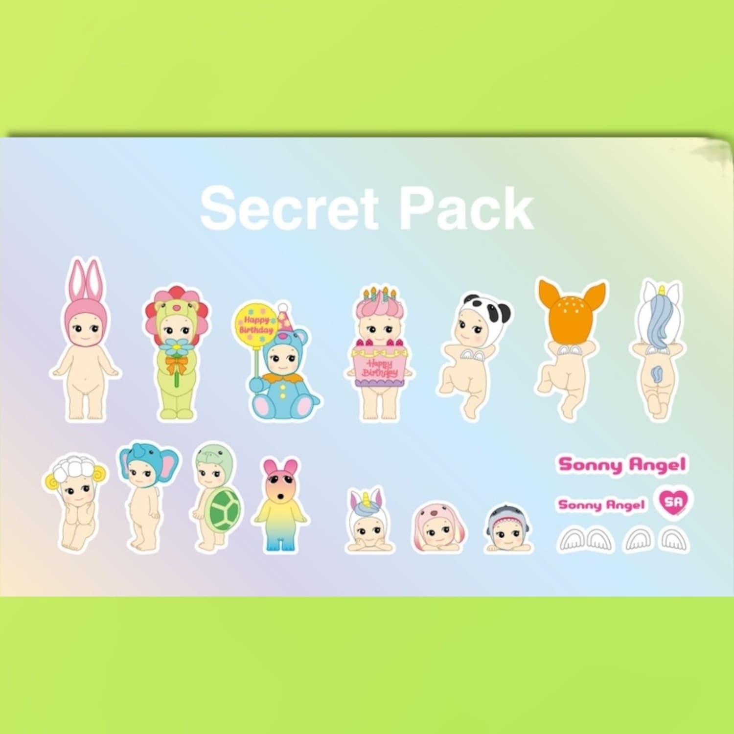 Sonny Angel Blind Box Sticker Pack - Series 1 Animal Animal