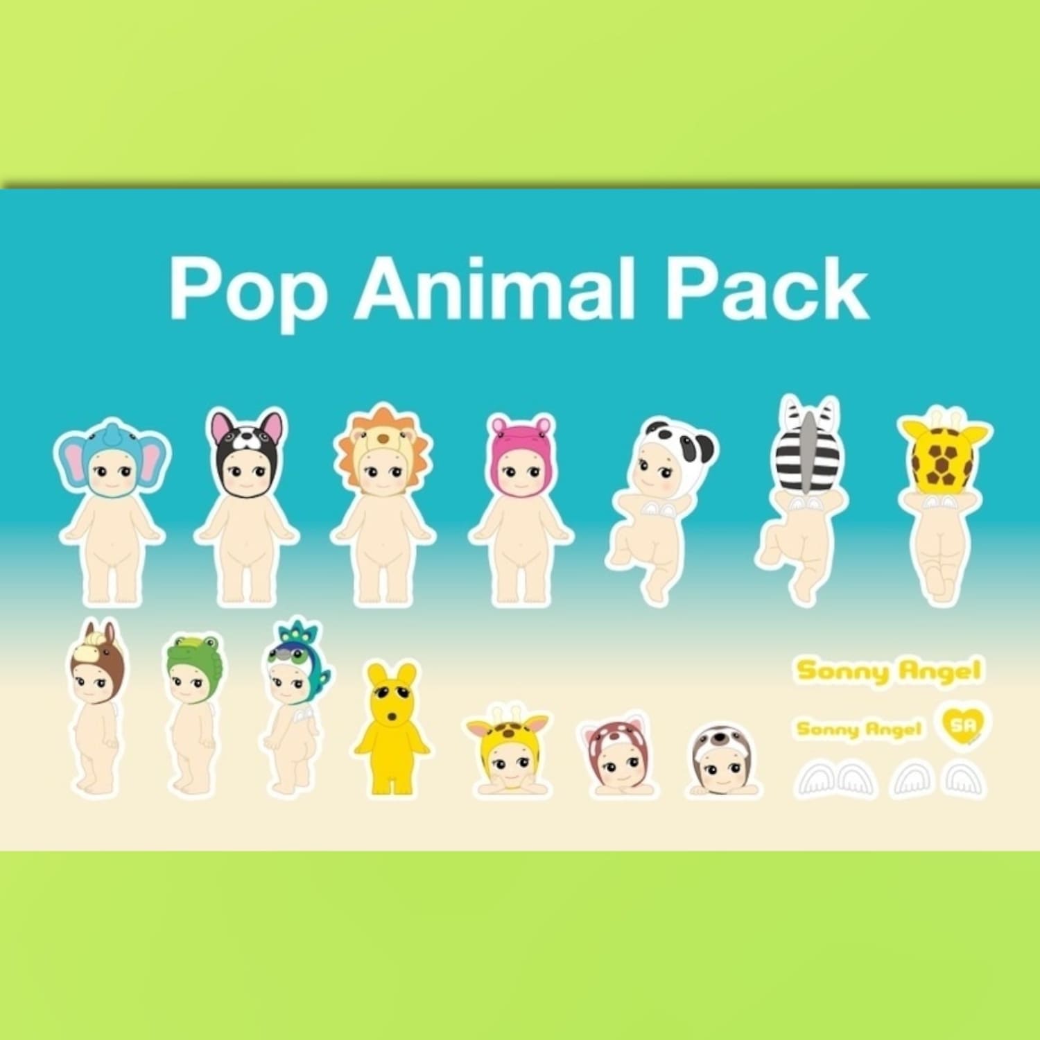 Sonny Angel Blind Box Sticker Pack - Series 1 Animal Animal
