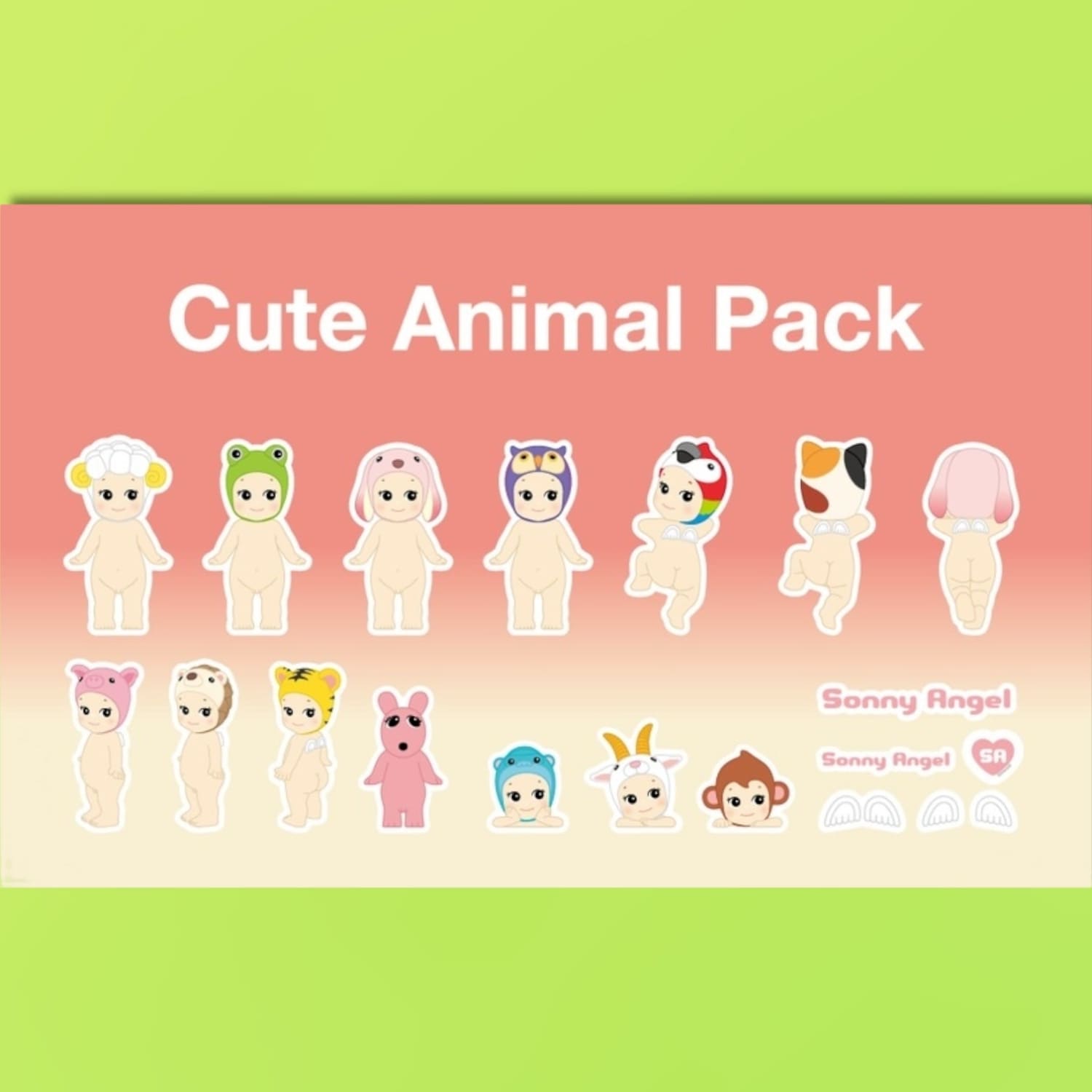Sonny Angel Blind Box Sticker Pack - Series 1 Animal Animal