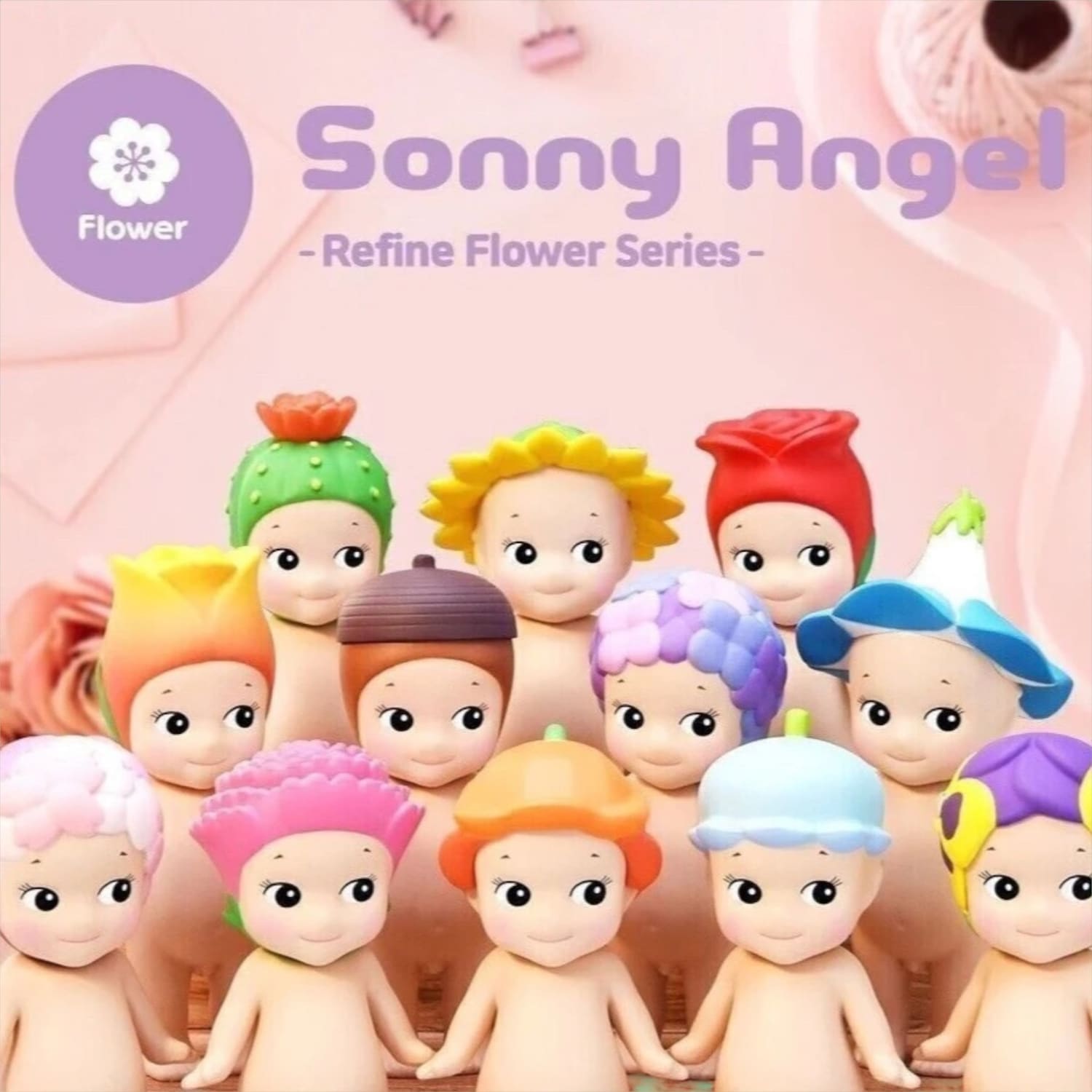Sonny Angel ヒッパーズ フラワーシリーズ　9個 Sonny Angel Flower Series Blind Box - Japanese Collectible
