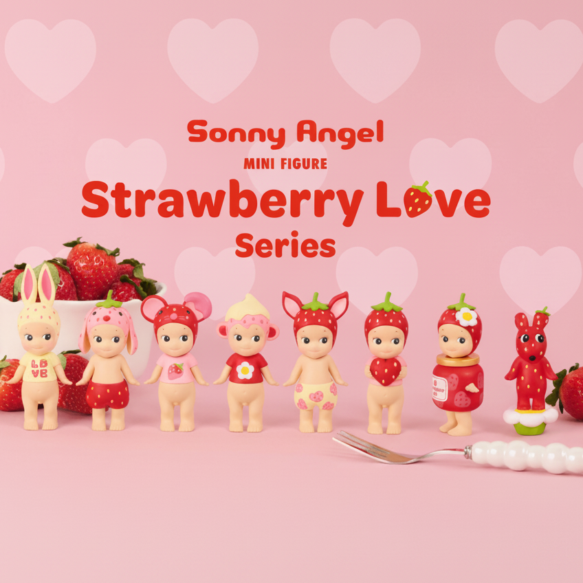 Sonny Angel Limited Edition Strawberry Love Blind Box - Japanese