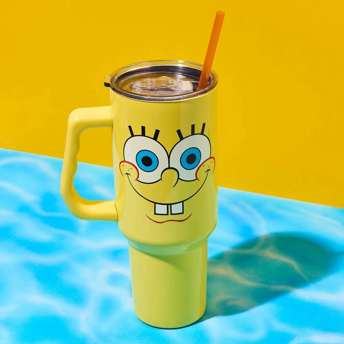 Spongebob Big Face Tumbler 40 Oz 40oz Stainless Steel