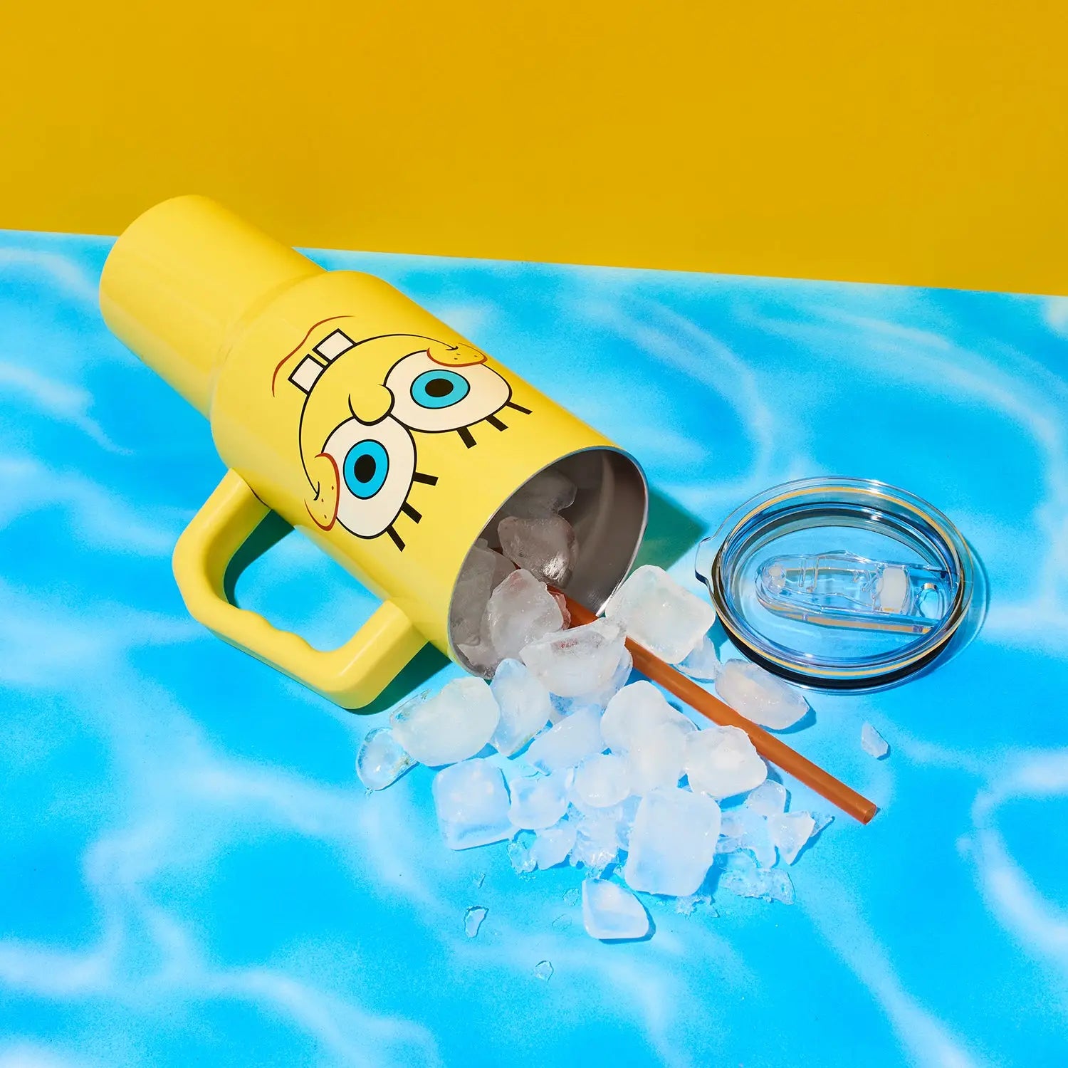 Spongebob Big Face Tumbler 40 Oz 40oz Stainless Steel