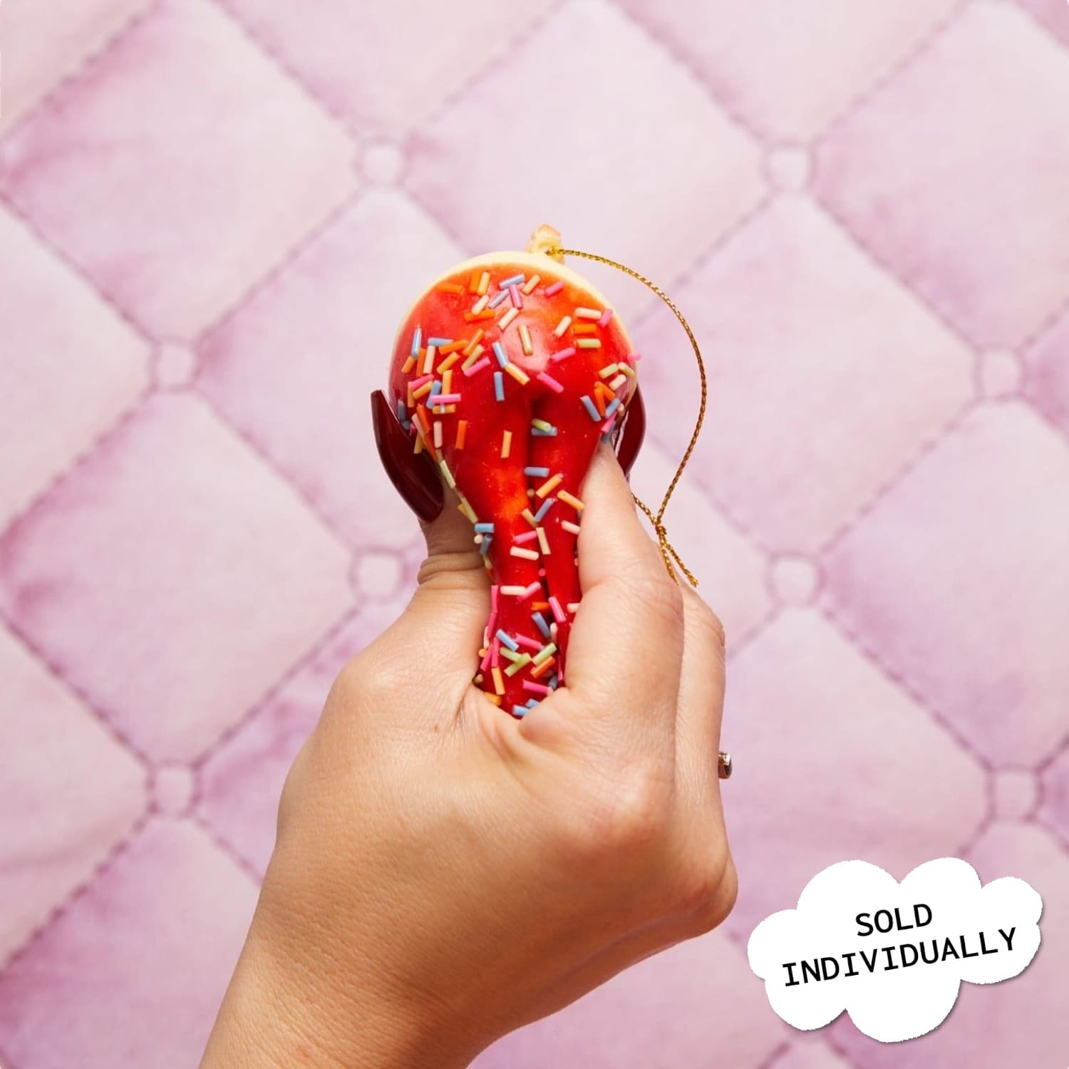 Squishy Donut Ornament Donut - Fake Food - Ornament -