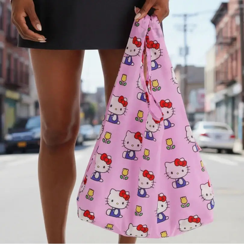 Standard Baggu Reusable Tote - Hello Kitty Pink | Friends