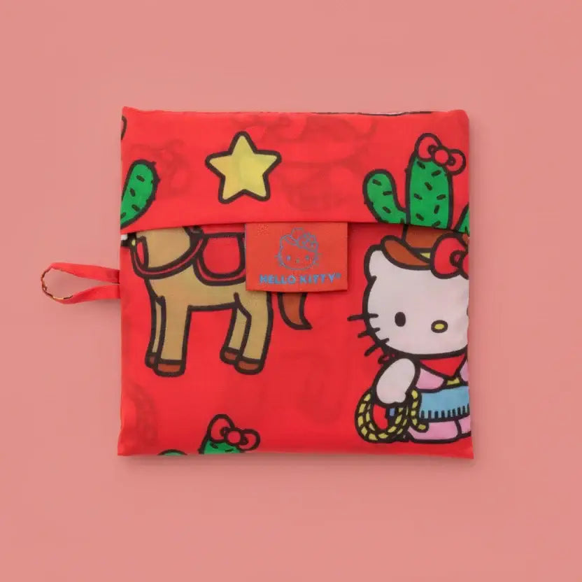 Standard Baggu Reusable Tote - Hello Kitty Western