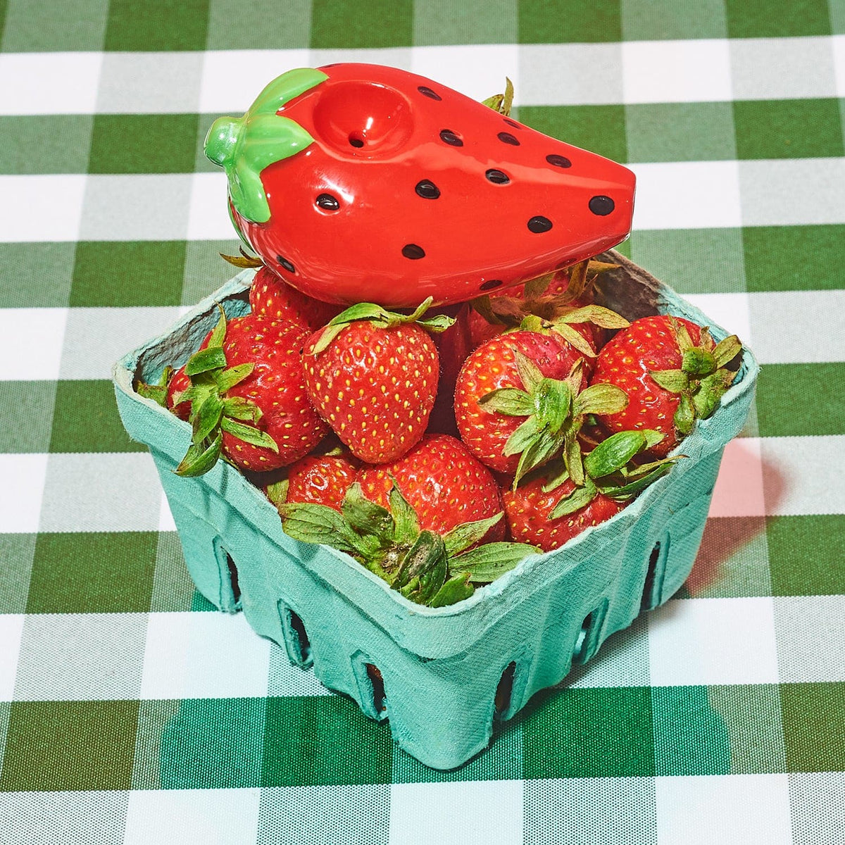 Small Strawberry Spoon Cute Girly Stoner - Daddy Day - Fake