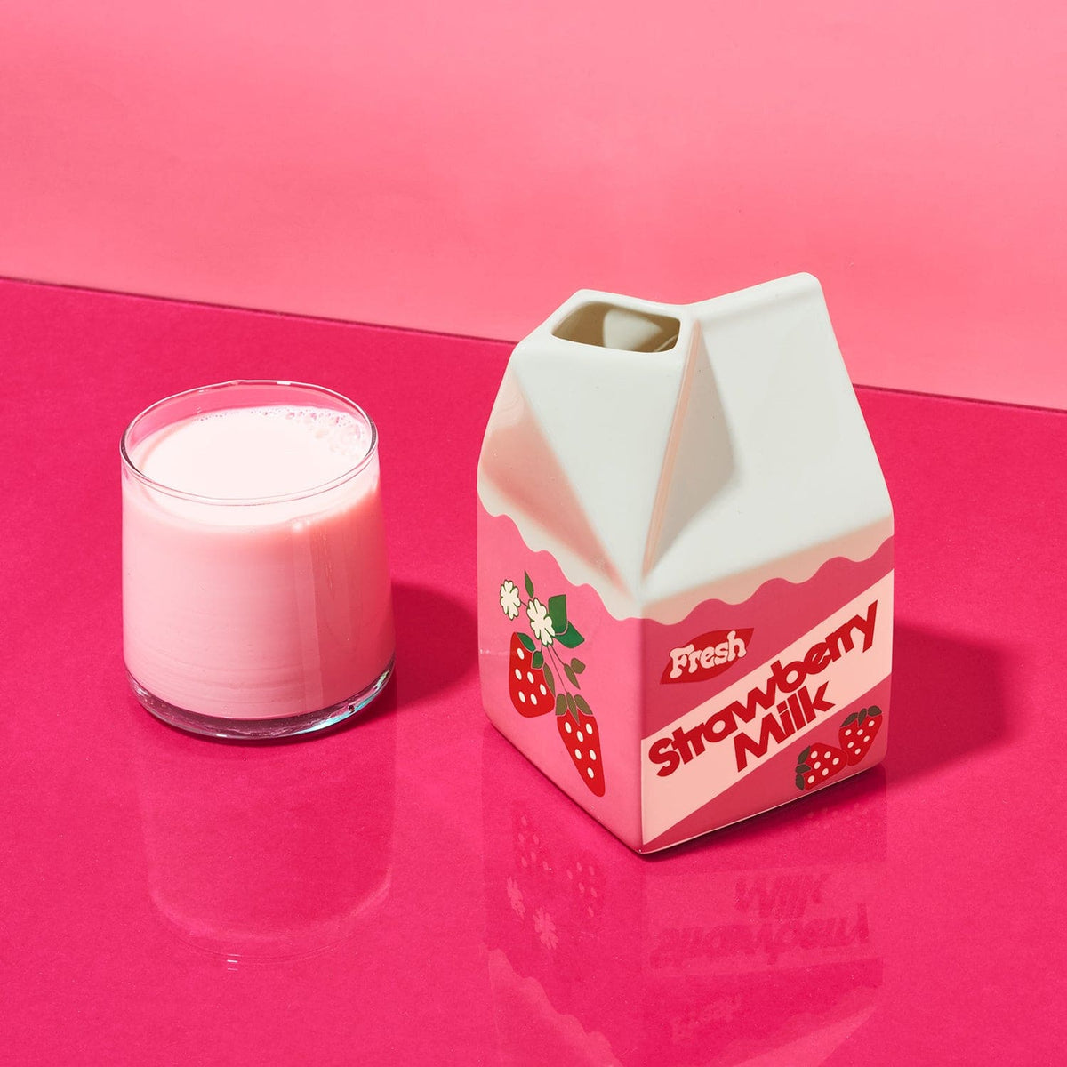 Strawberry Milk Vase Ban.do - Bando - Floral Vase