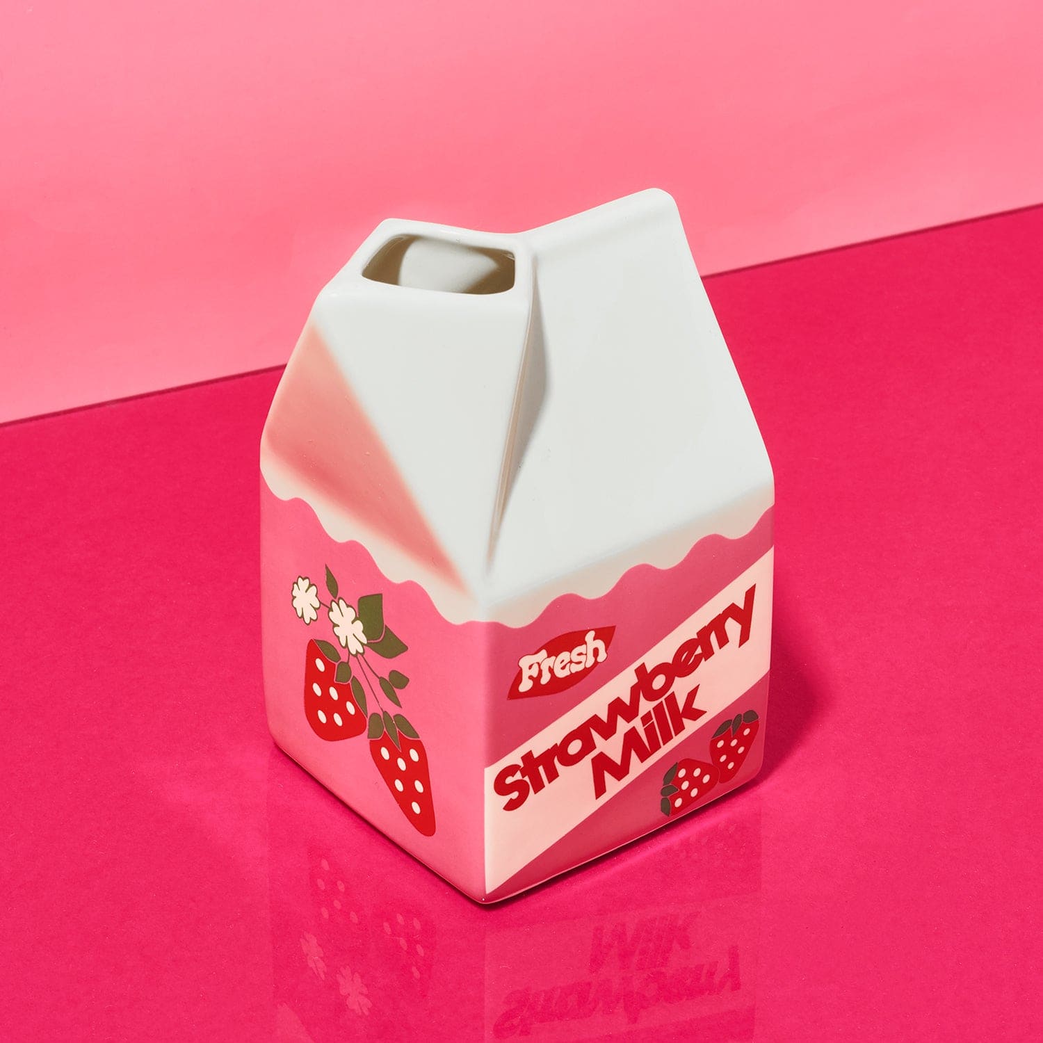 Strawberry Milk Vase Ban.do - Bando - Floral Vase