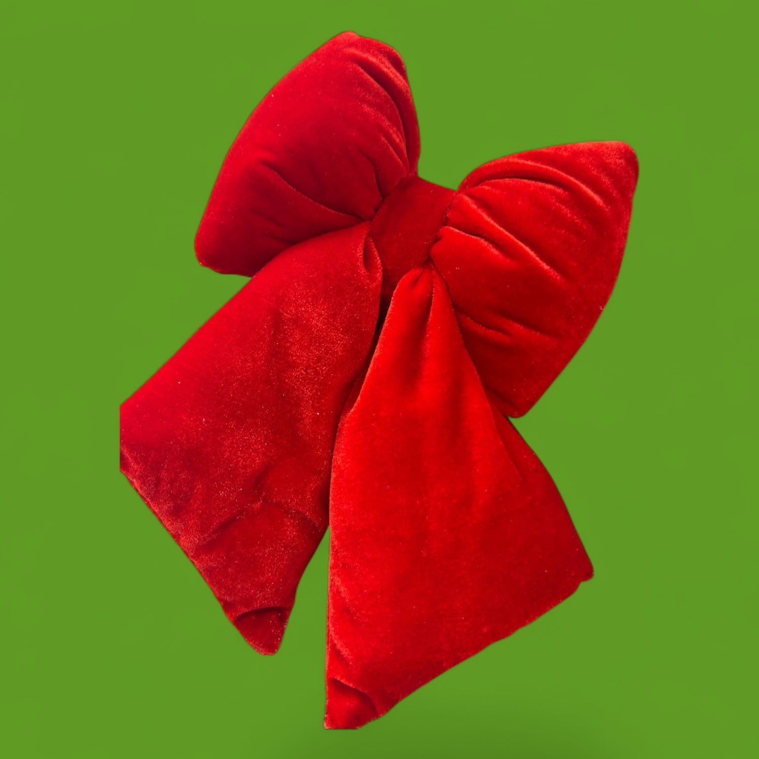 Stuffed Red Bow Ornament | Friends Nyc Brooklyn Ny