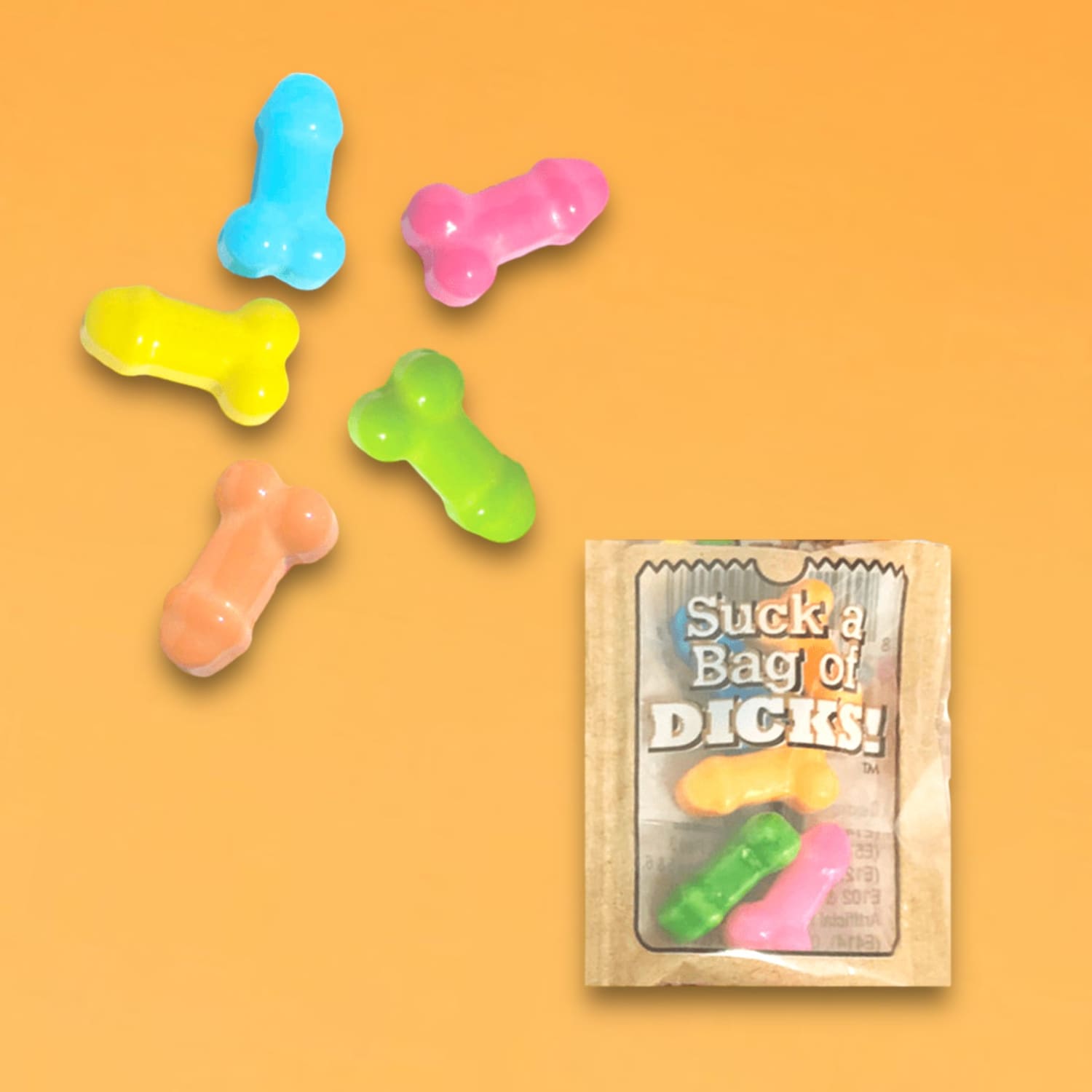 Suck a Bag Of Dicks Candy Bachelorette Gifts - Food Funny