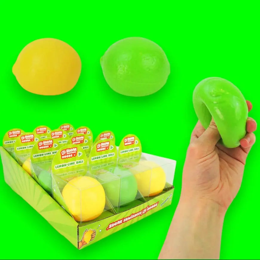 Sugar Skwisheez Noods - Lemon/lime Ball Lemon Lime
