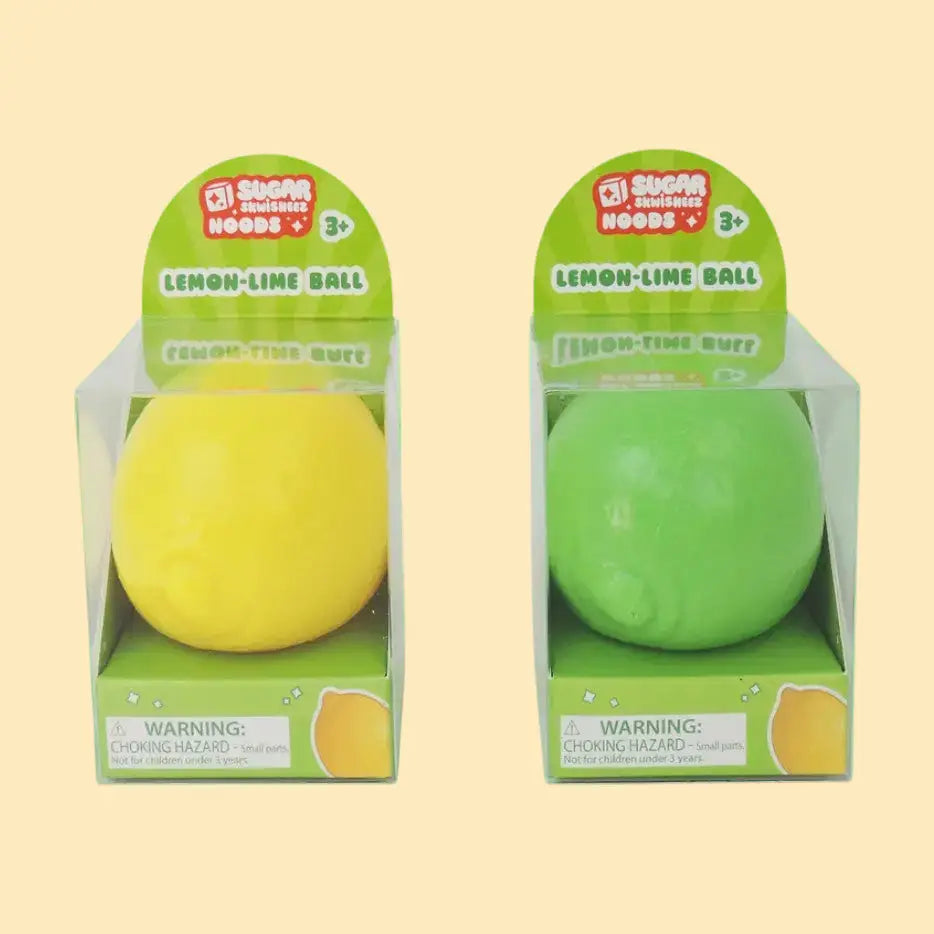Sugar Skwisheez Noods - Lemon/lime Sensory Ball Lemon Lime