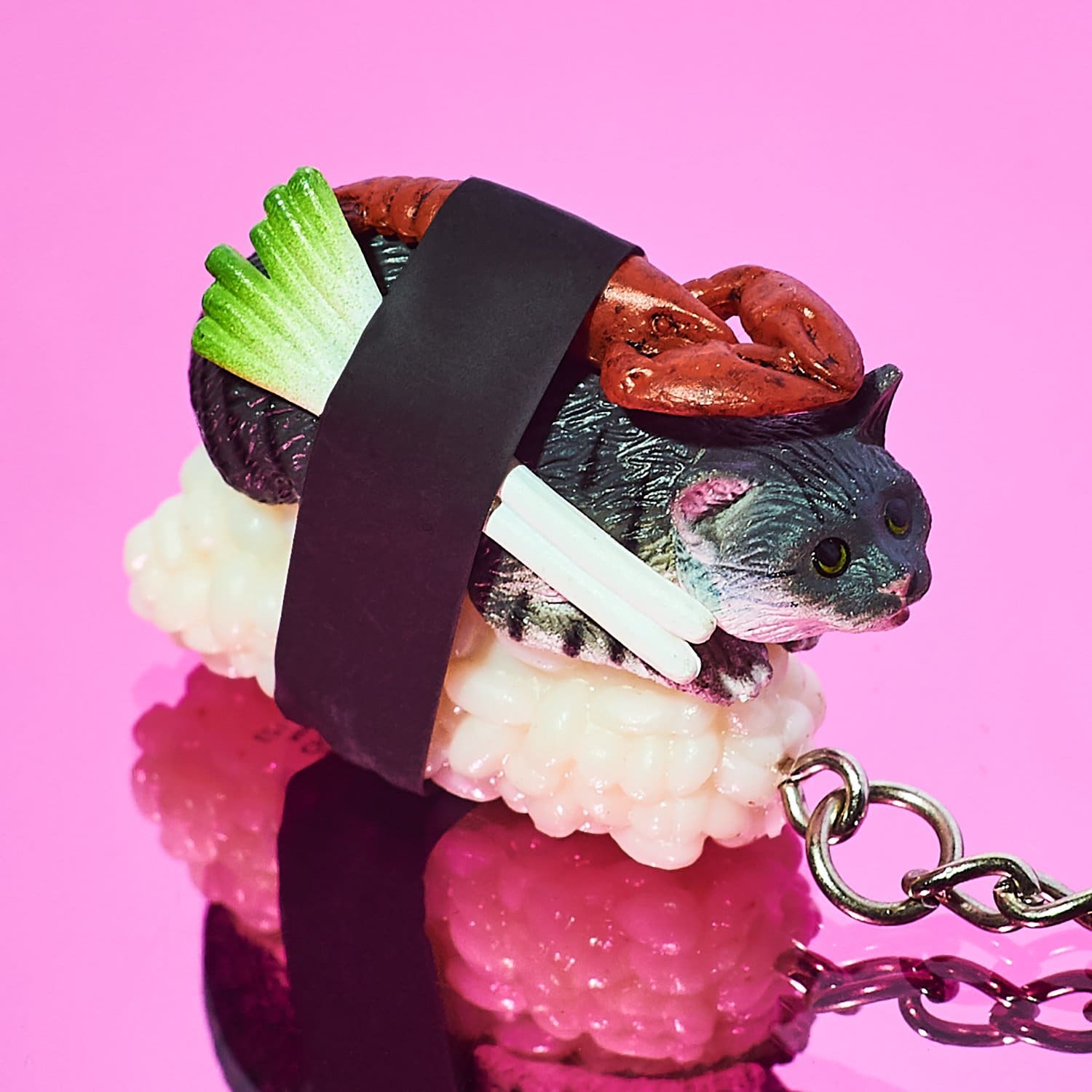 Sushi Cat Keychain Baby - back to School - Friends Her/them