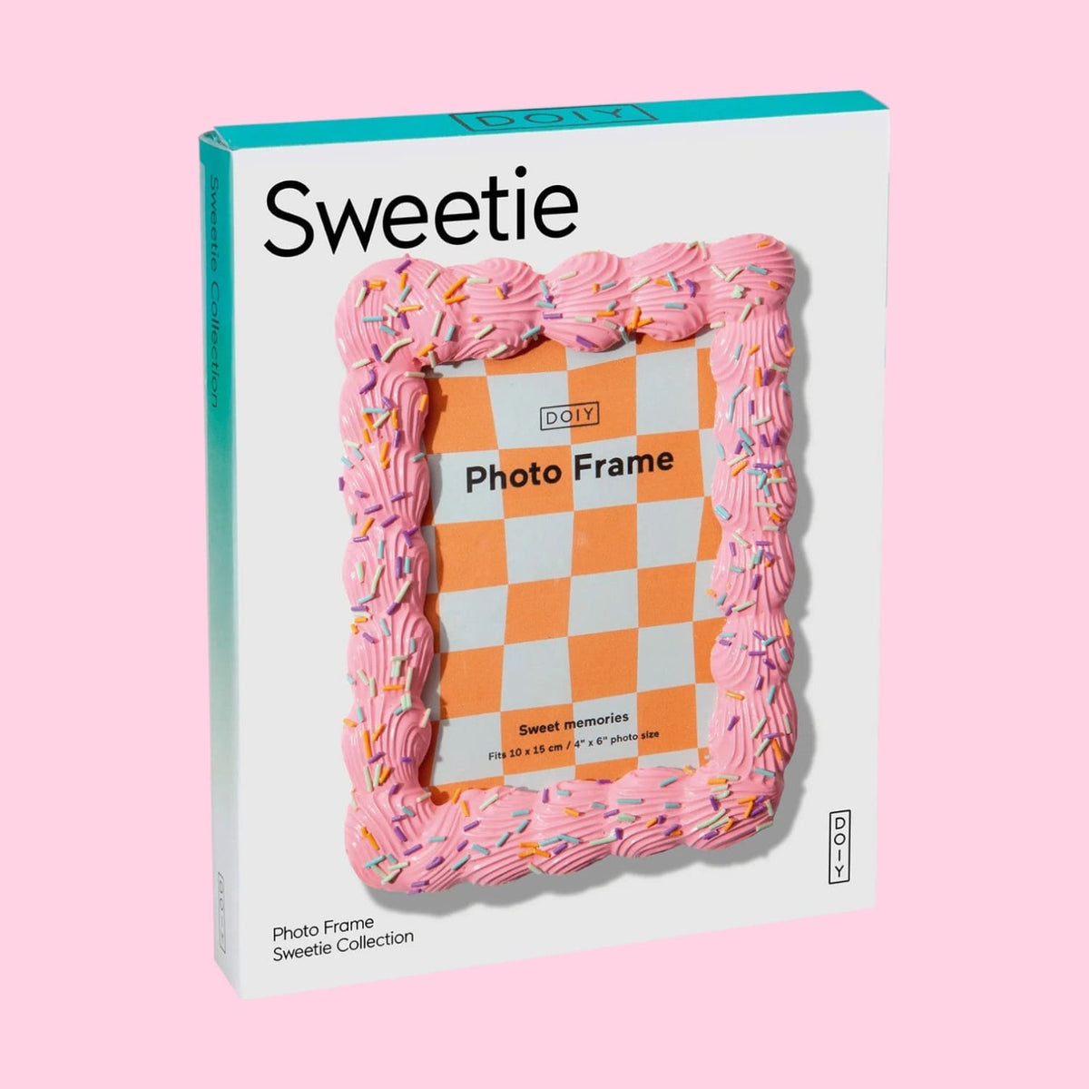 Sweetie Photo Frame Pink Ceramic - Decor - Decorative