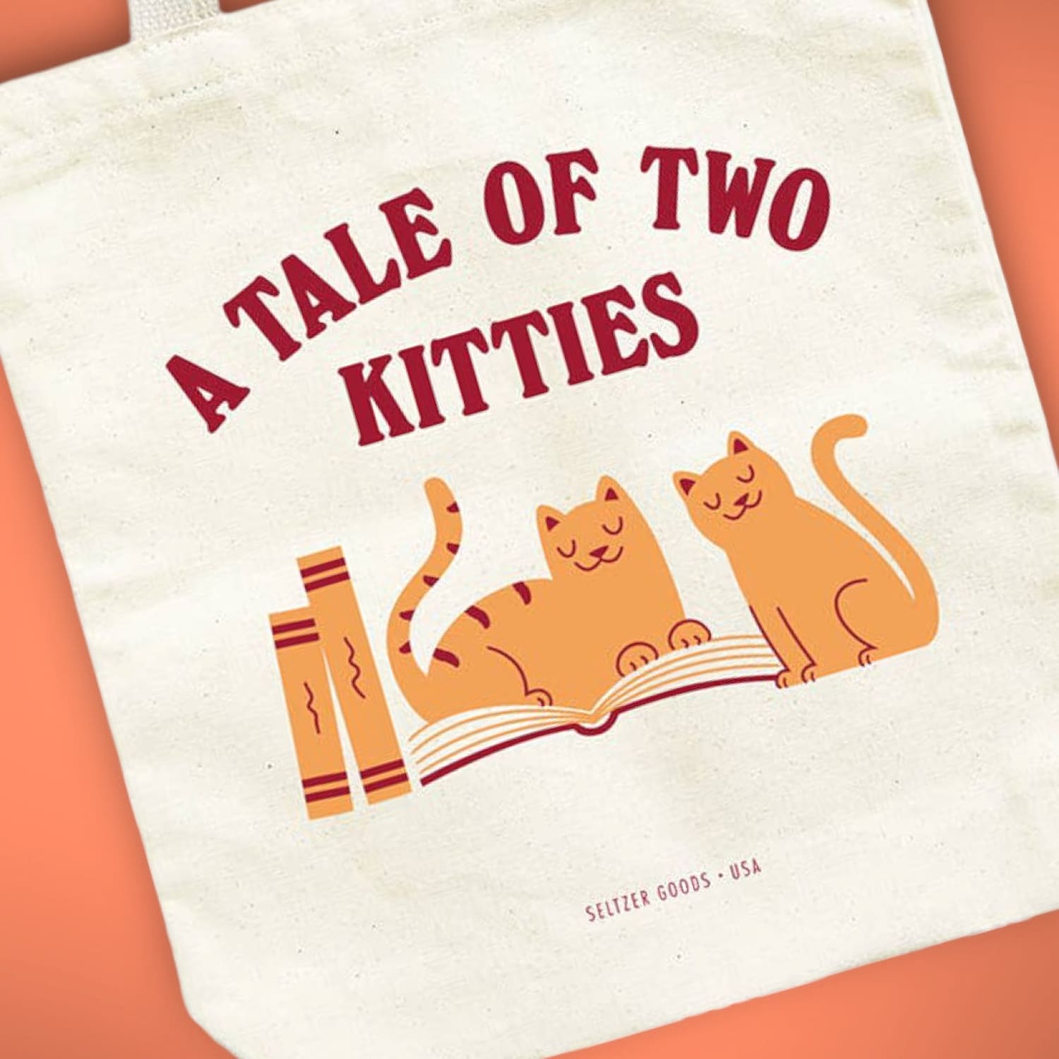 Sg Tote Tale 2 Kitties 0723 - Back To School - Groupbycolor