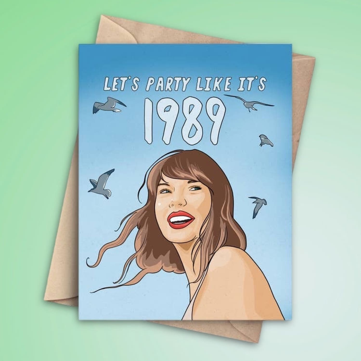 Taylor 1989 New Year Greeting Card