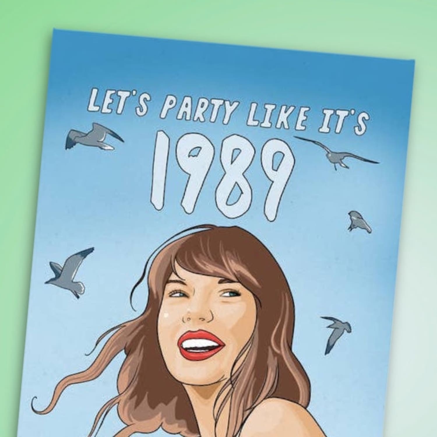 Taylor 1989 New Year Greeting Card Bff Gift - Celeb Obssesed