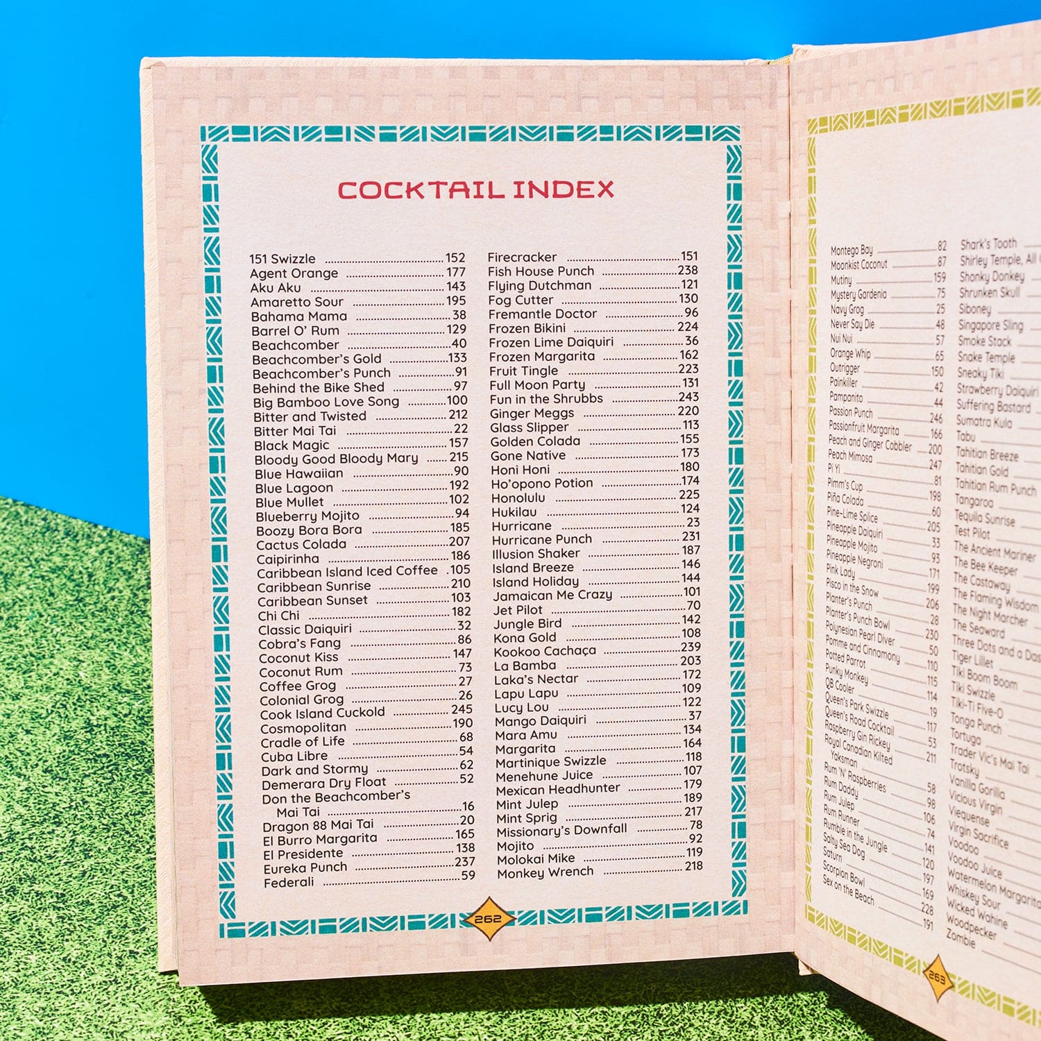 Tiki Cocktail Recipe Book Book - Cocktail - Recipe