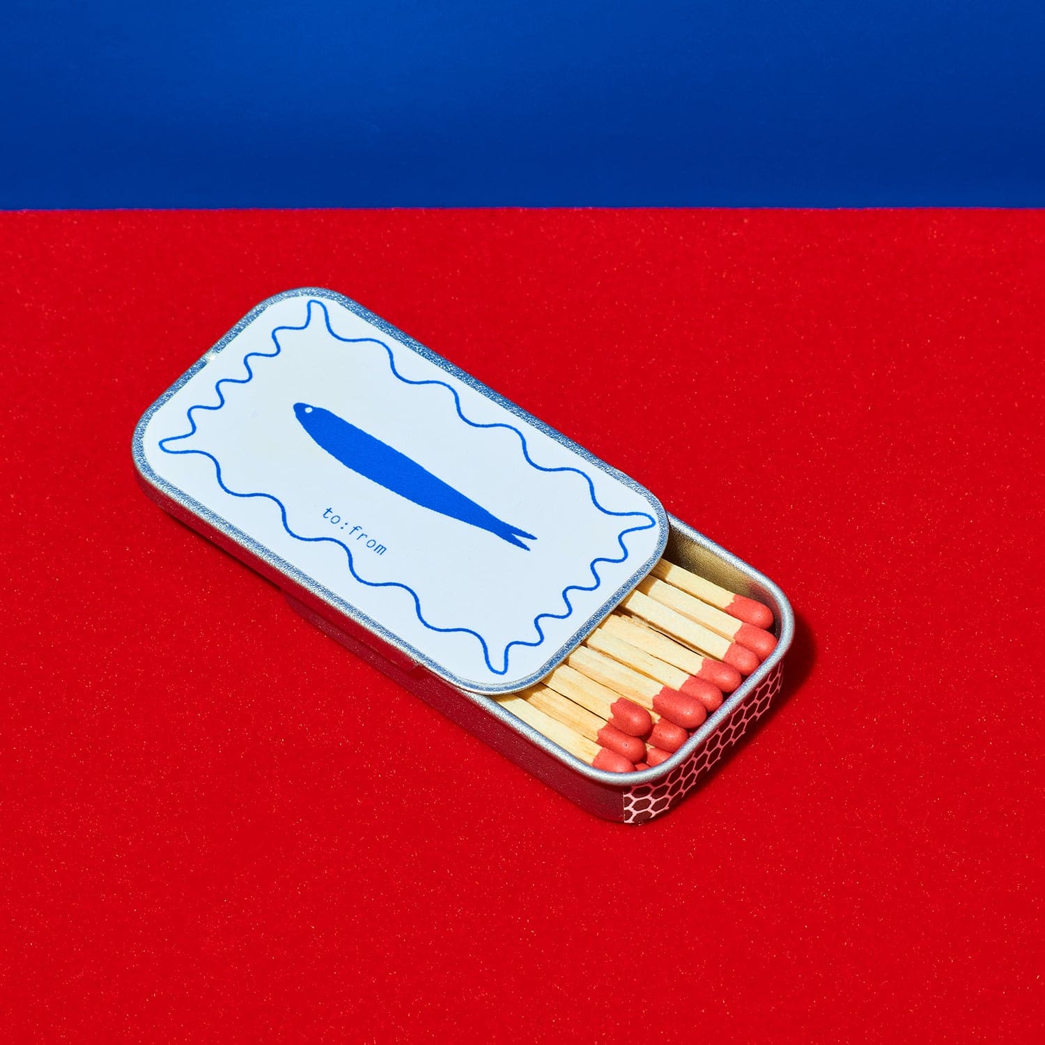 Tin Matchbox Matches Sardine Smoke Accessories Shop