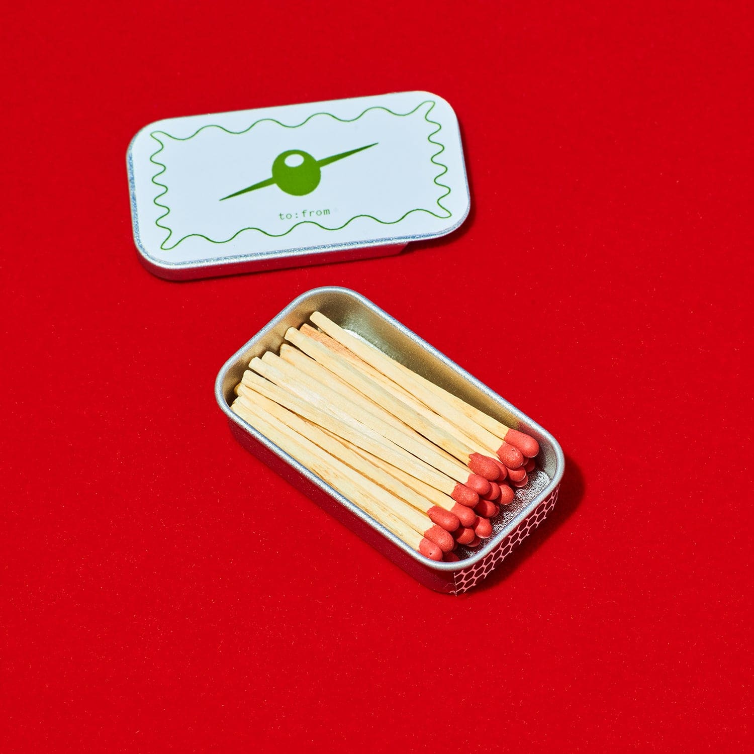 Tin Matchbox Matches Sardine Smoke Accessories Shop