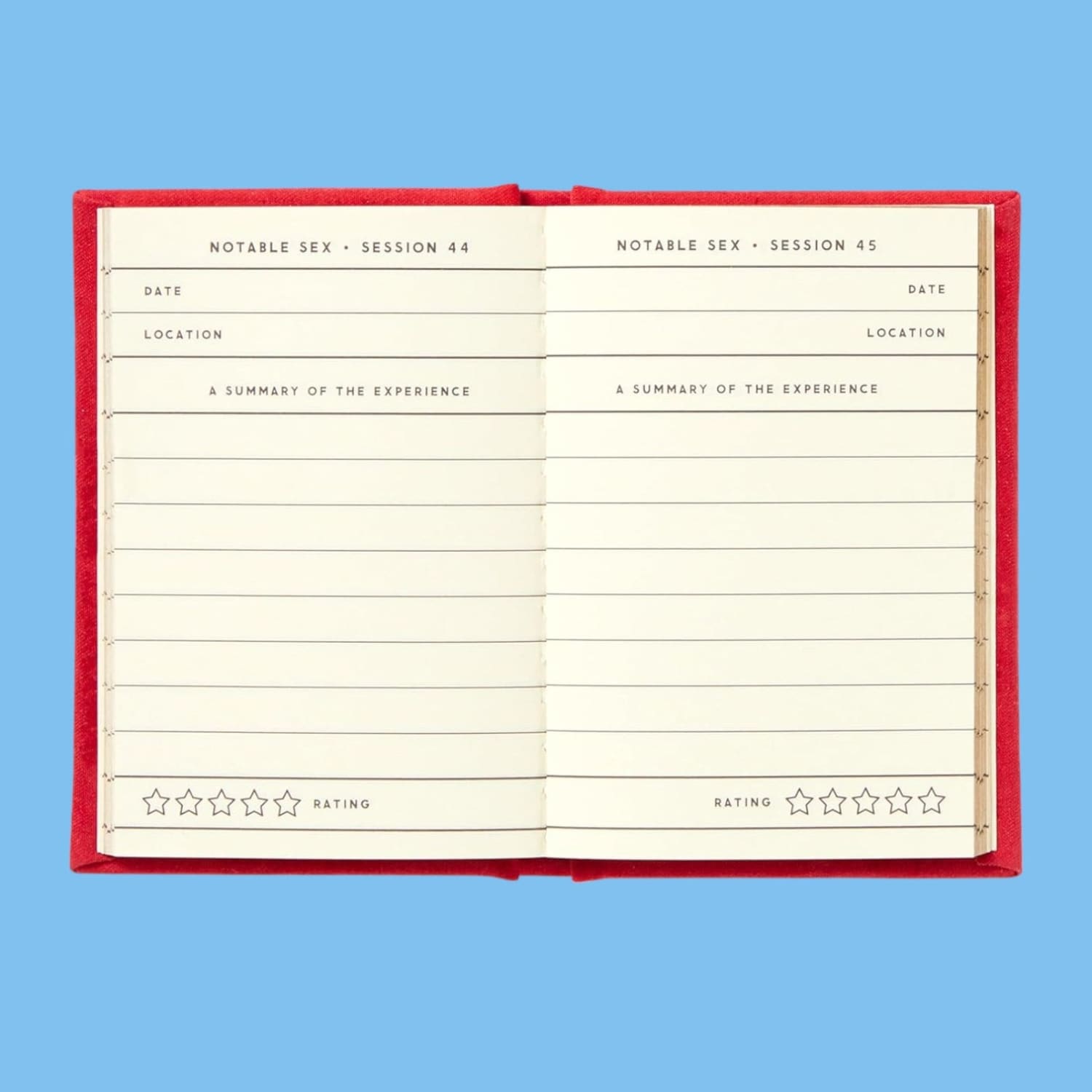 A Tiny Sex Diary a Tiny Diary - Journal - Journaling - Mini