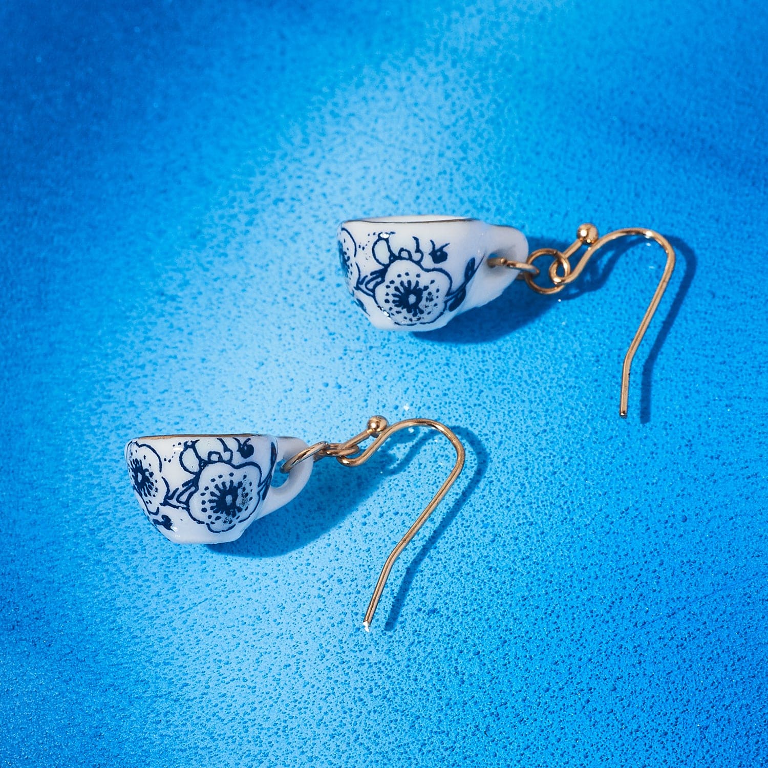 Tiny Teacup Earrings