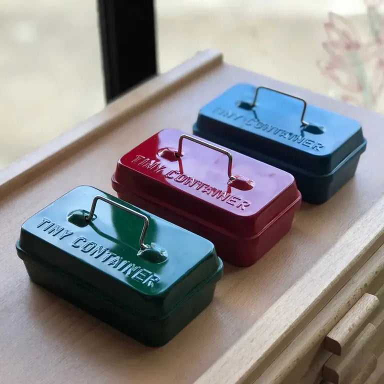 Tiny Toolbox Container - Blue | Friends Nyc Brooklyn Ny