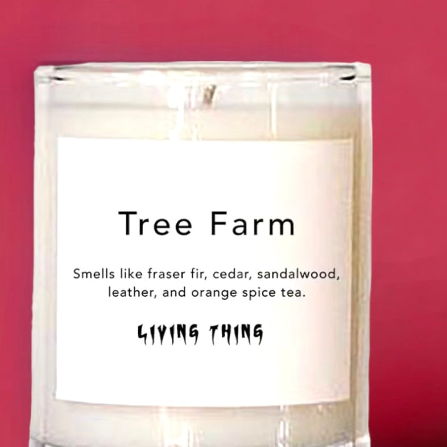 Tree Farm Votive Candle Candle - Coconut Soy - Hand Poured -