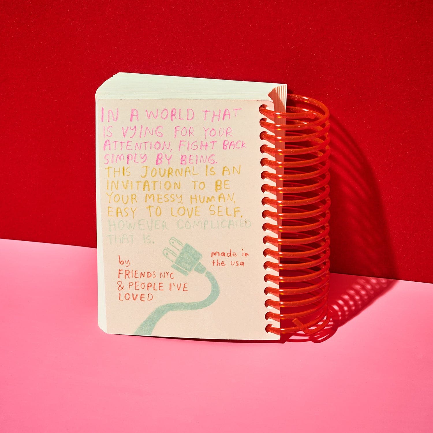 Friends Nyc x Pil Collab Journal Unplug T8636 Book