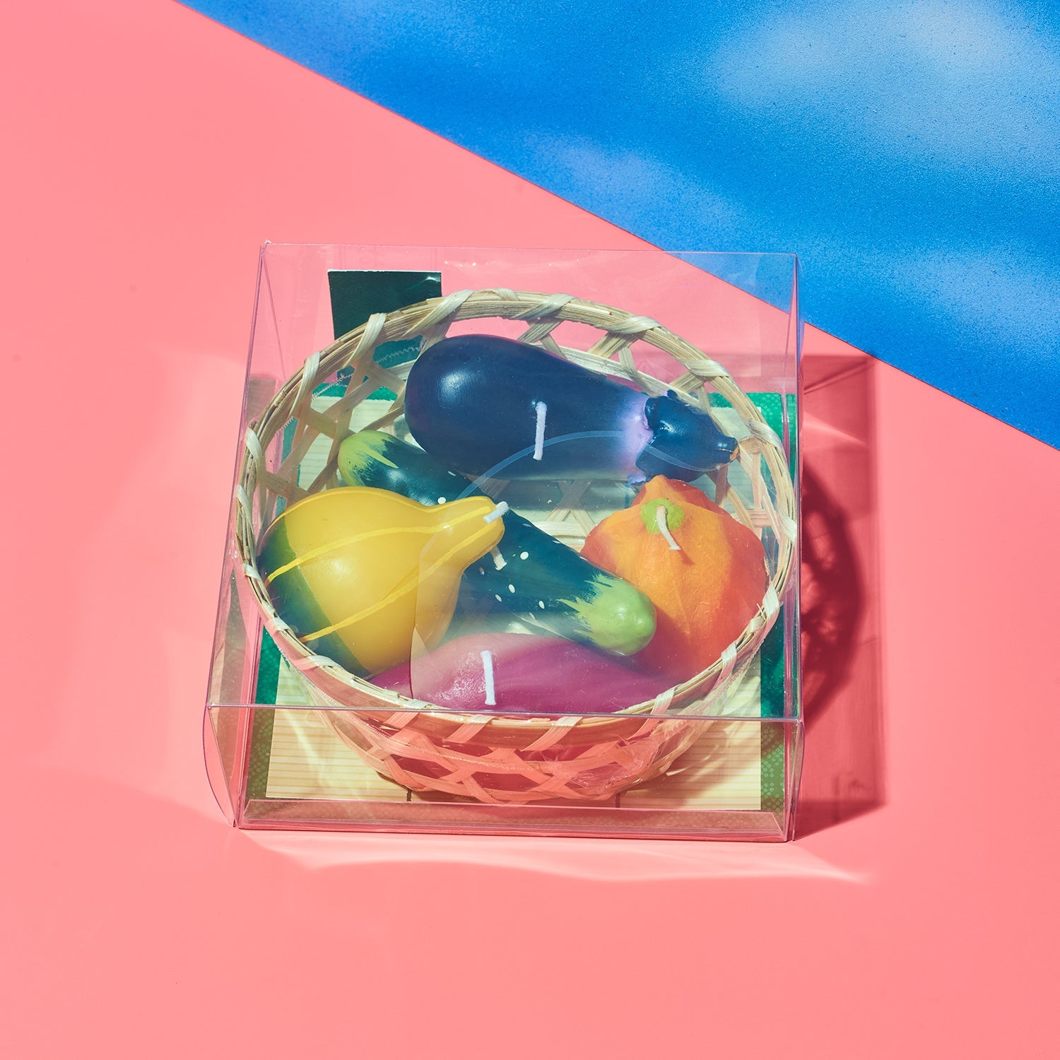 Vegetables in Basket Candle Set | Japanese Novelty Candles