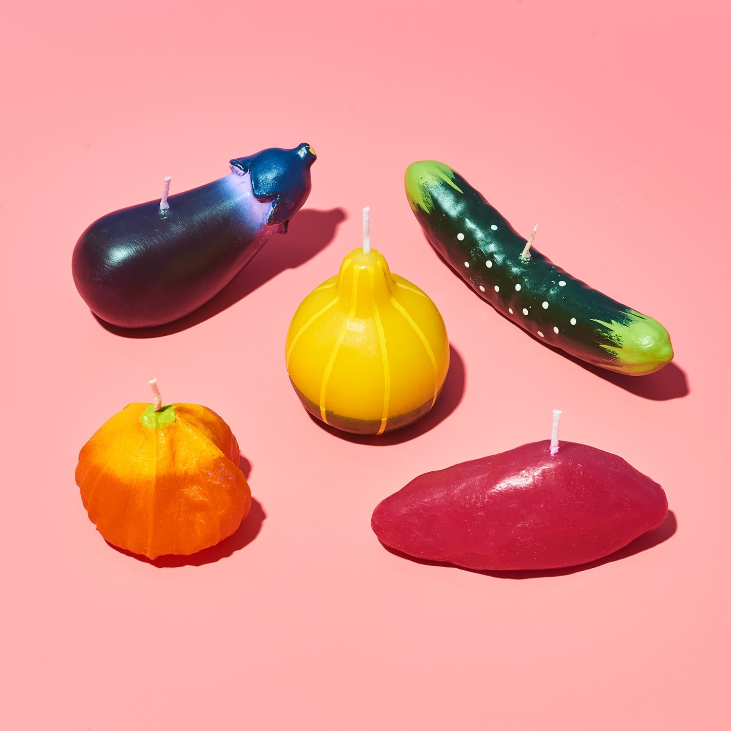 Vegetables in Basket Candle Set | Japanese Novelty Candles