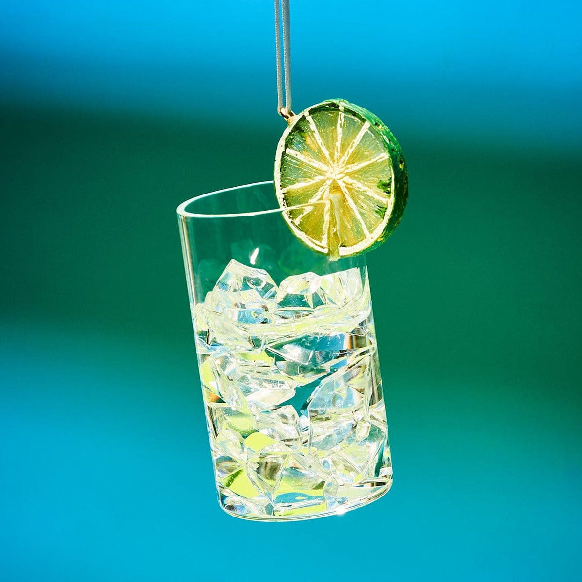 Vodka Soda Cocktail Ornament Christmas Ornament - Fake Food