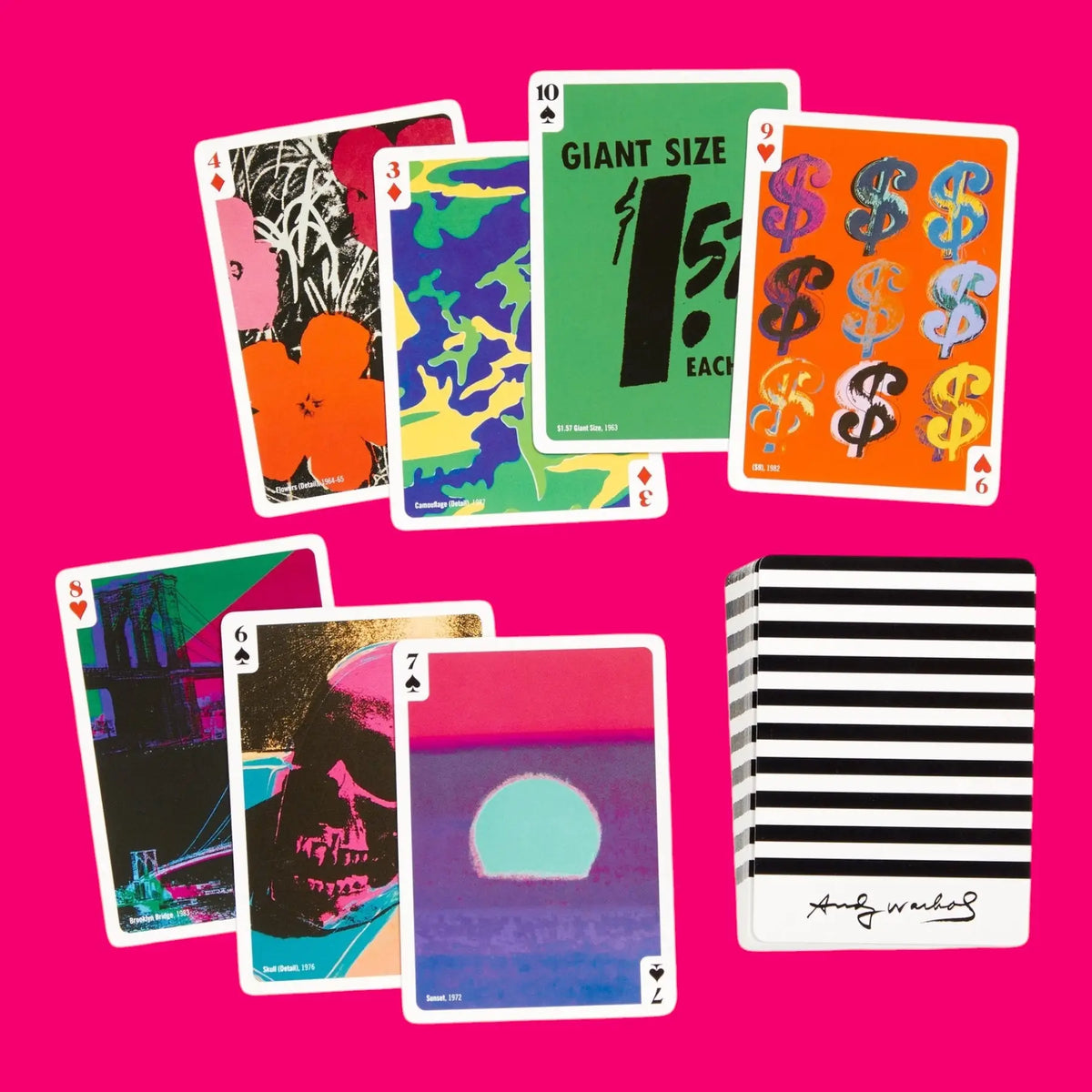Warhol Pop Art Playing Cards | Friends Nyc Brooklyn Ny