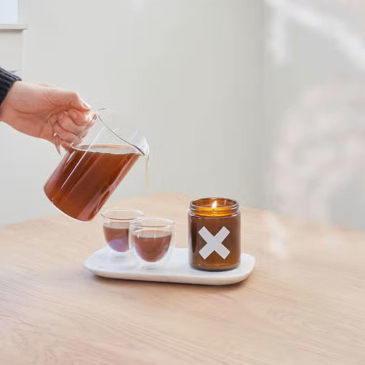 Wax Buffalo Candle - French Press Candle - Eco Friendly -