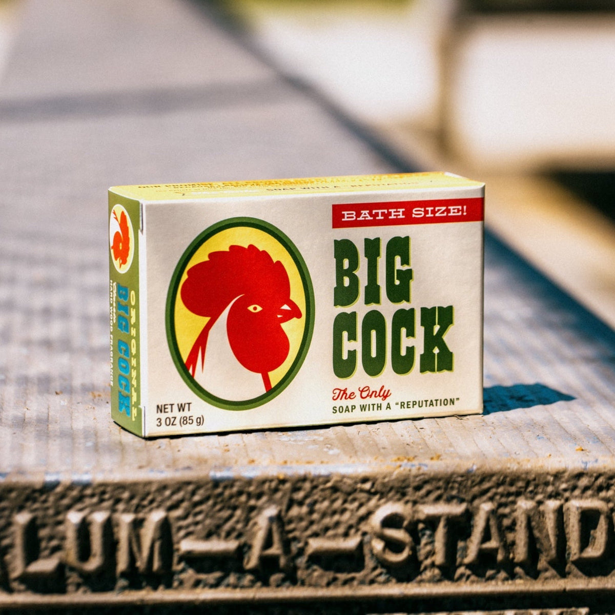 Whiskey River Triple-milled Bar Soap - Big Cock