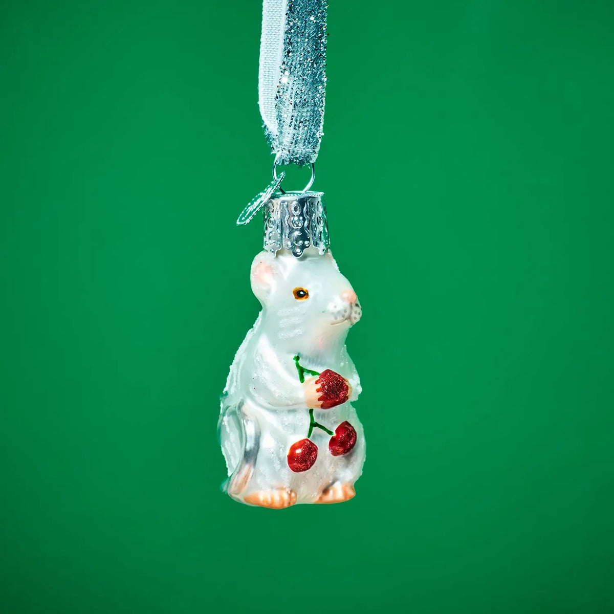 White Mouse Ornament | Christmas Ornaments at Friends Nyc