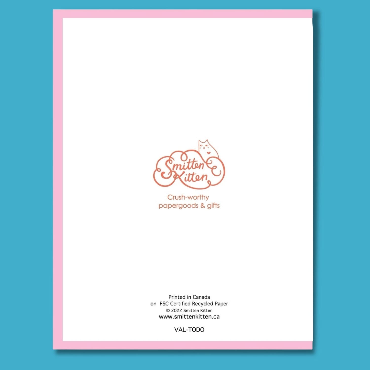 Wiener Valentineās Day Card A2 - Blank - Greeting Card