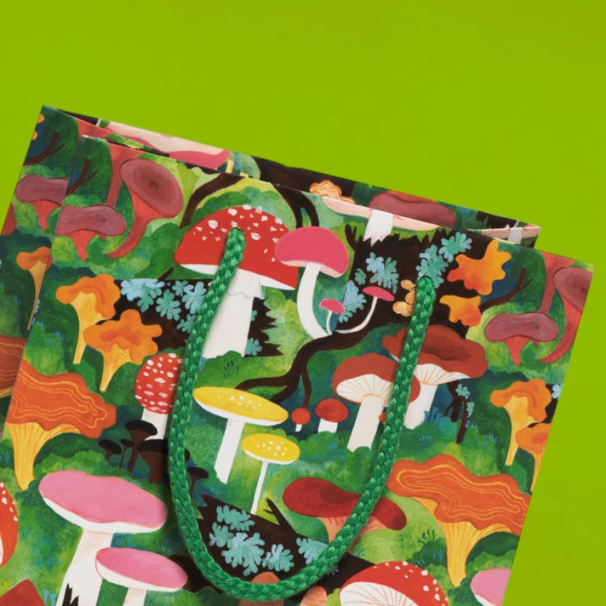 Woodland Mushrooms Small Gift Bag