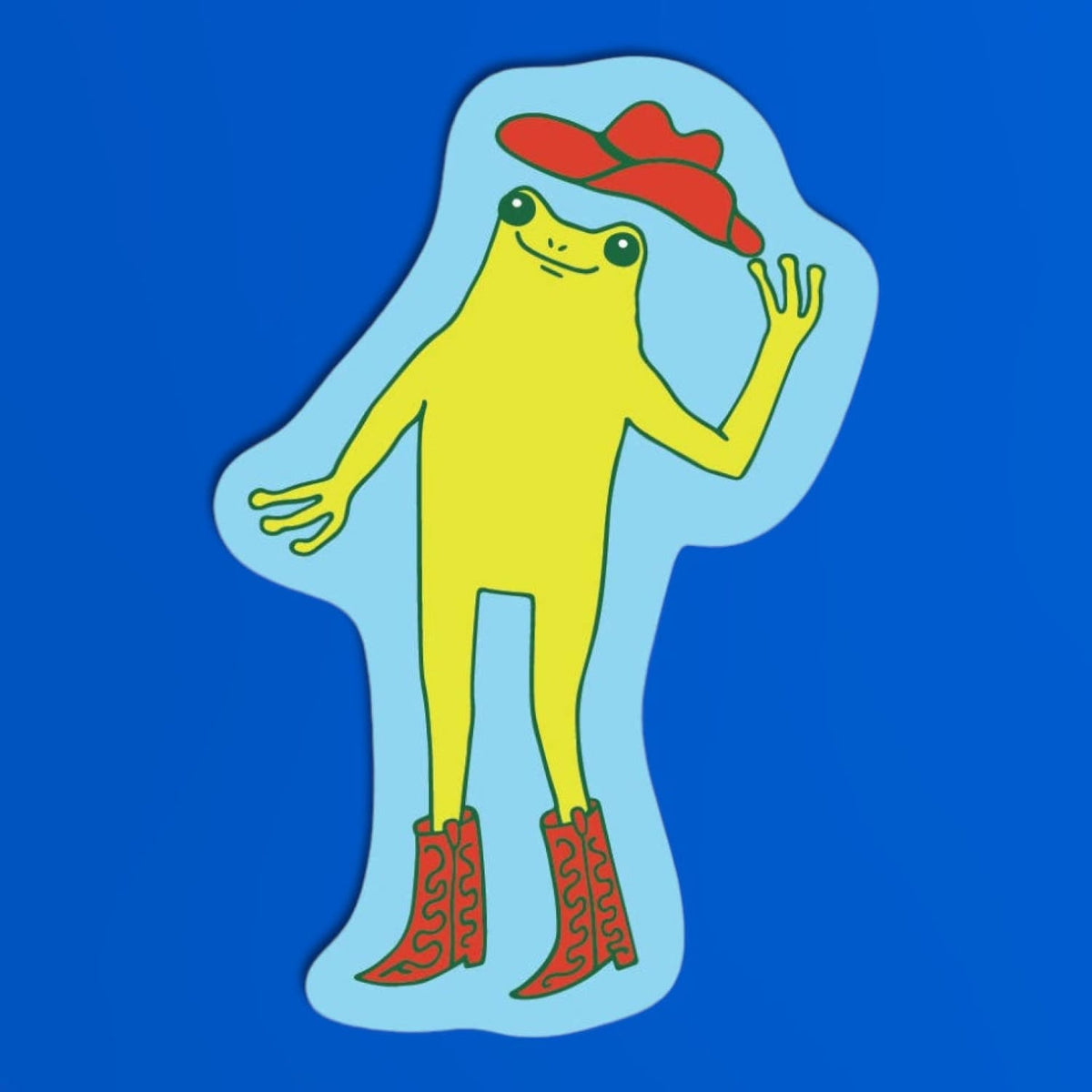Stickers Gt Yeehaw Froggy Sticker Decorative Sticker