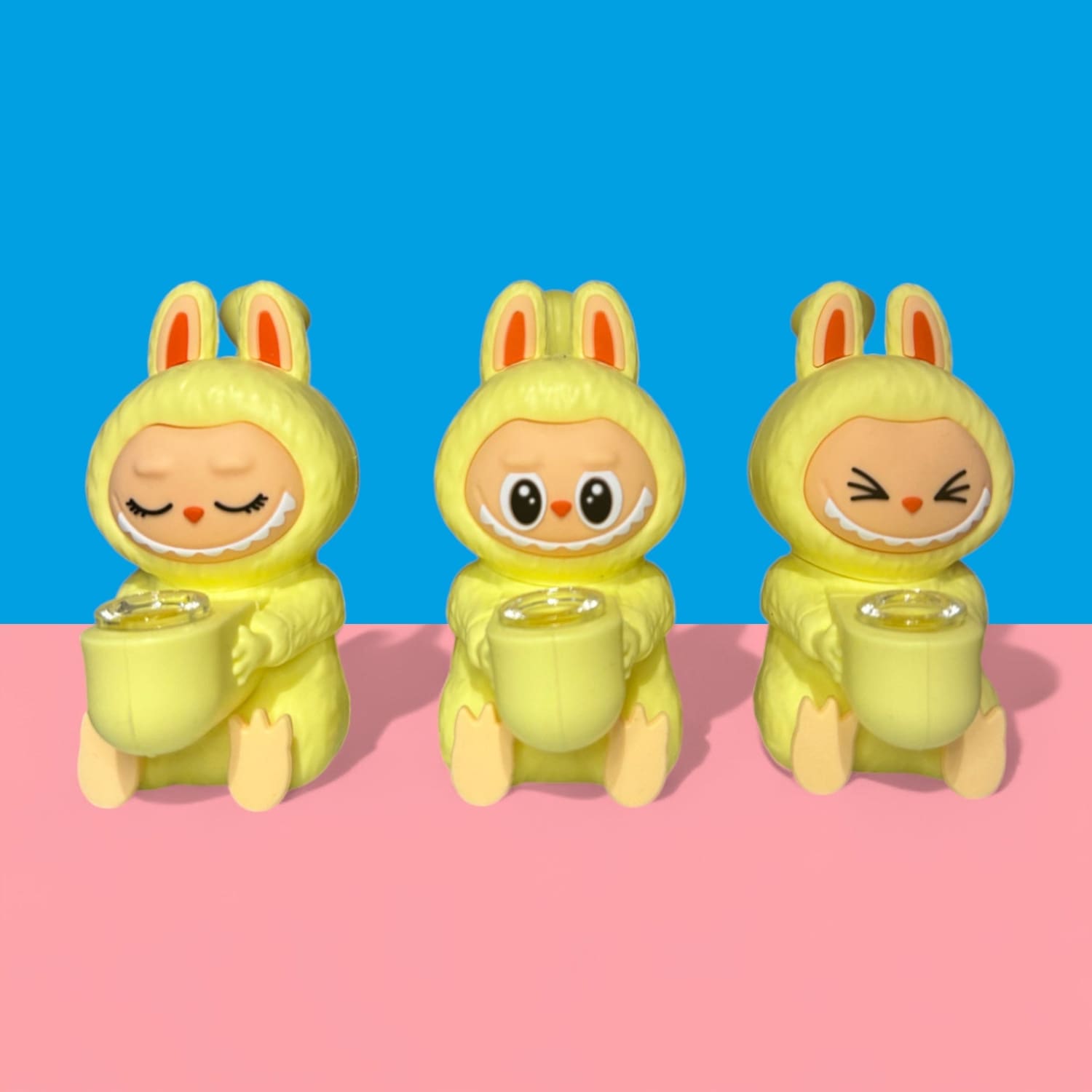 Yellow Monster Labubong Aesthetic Bong - Labubu - Smoke